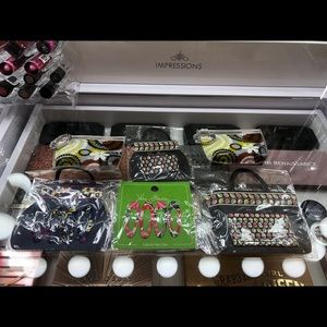 NWT Vera Bradley hair clips pins and keychain